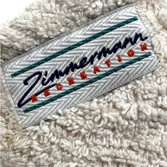 Zimmermann White Chubby Terry Towel Recreation Slides Slip On Sandals Women’s 38 - Picture 13 of 16